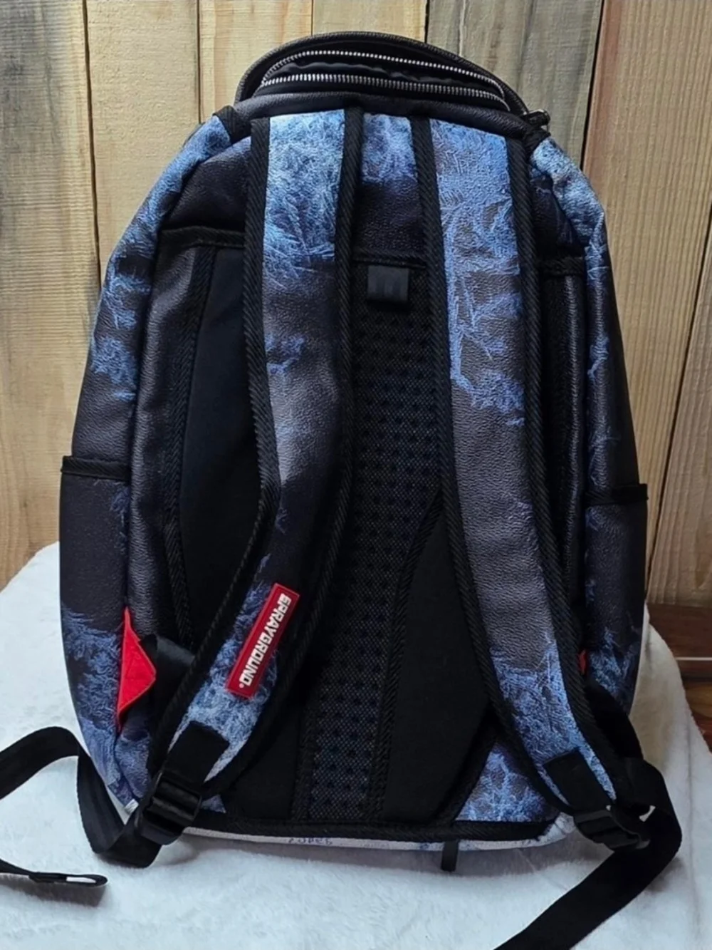 Sprayground Black Graphic Men's Backpack